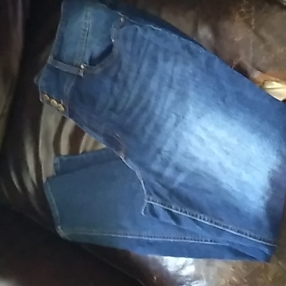 High waisted skinny jeans
